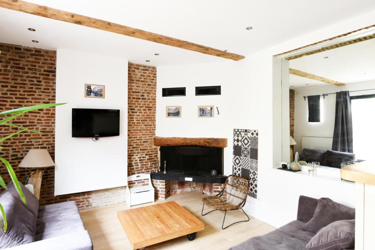 Maison Vieux Lille 3 Chambres Parking Prive 24H24H Acces Dış mekan fotoğraf
