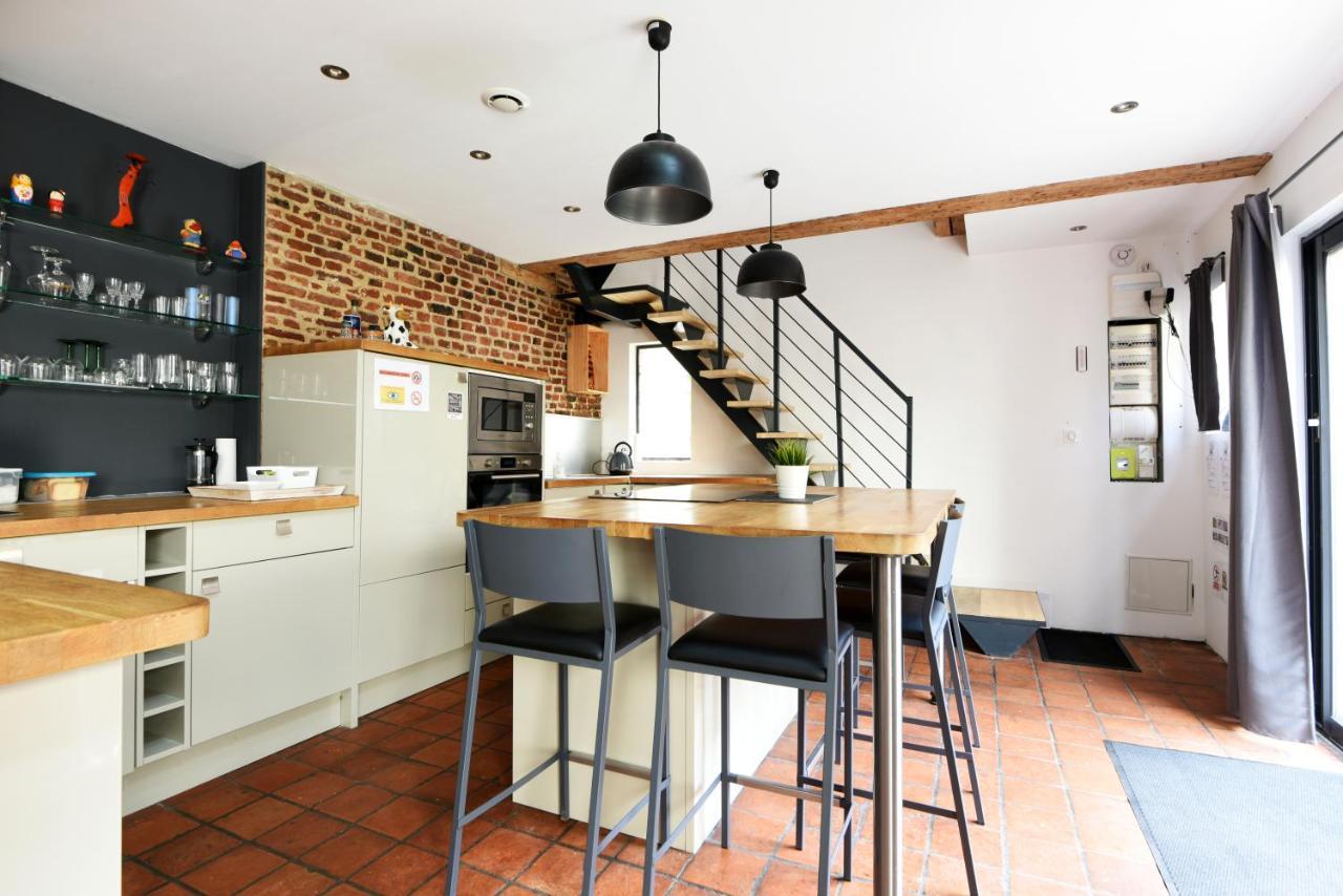 Maison Vieux Lille 3 Chambres Parking Prive 24H24H Acces Dış mekan fotoğraf