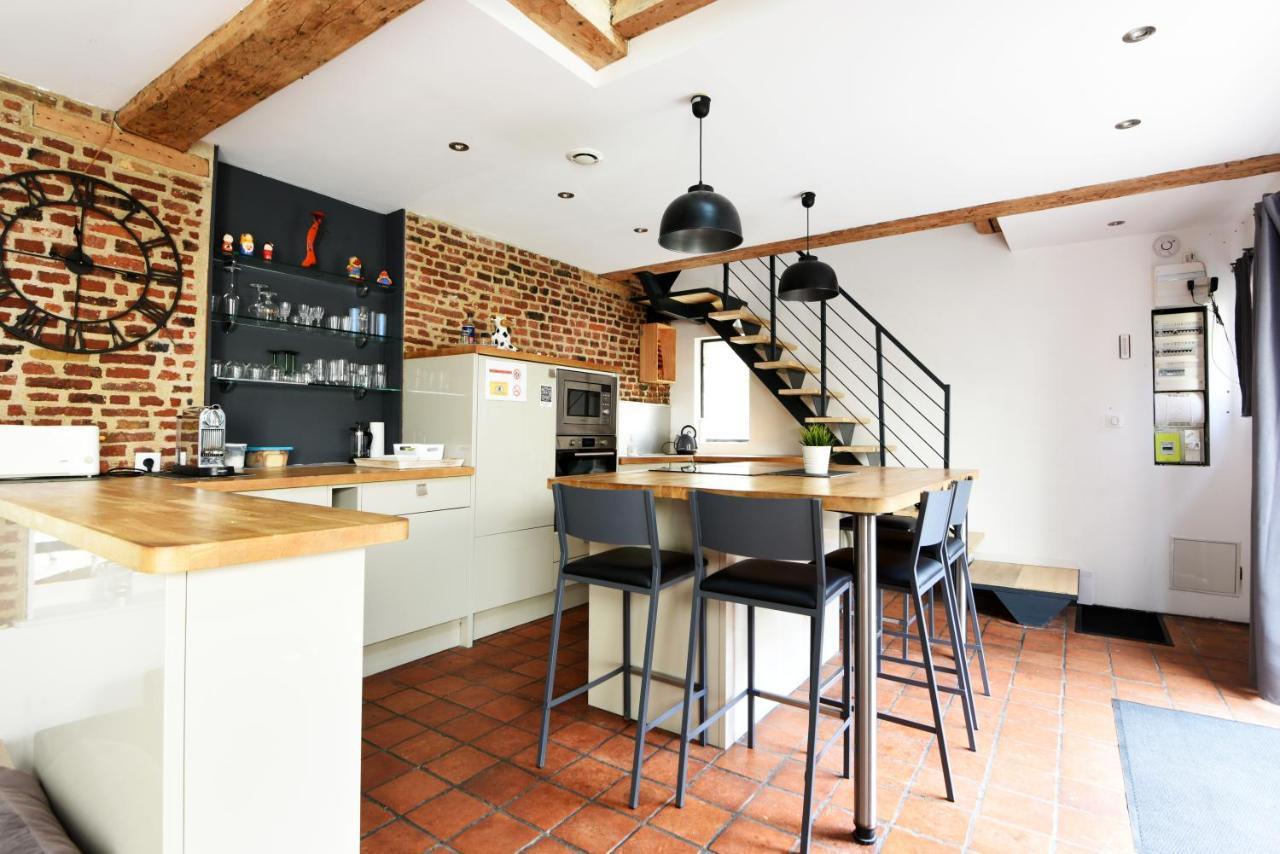 Maison Vieux Lille 3 Chambres Parking Prive 24H24H Acces Dış mekan fotoğraf